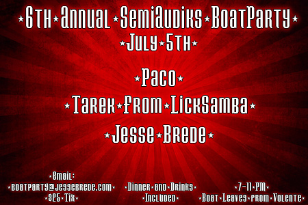Semiaudiks Boat Party 2008