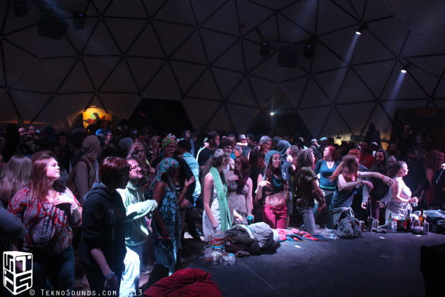 Brede rocking the Dome at Art Outside 2013
