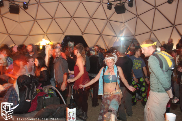 Brede rocking the Dome at Art Outside 2013